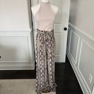 AKIRA Snake Pattern Women's Jumpsuit Small